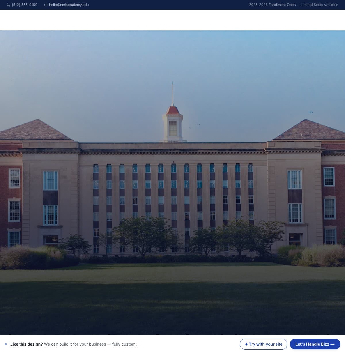 Bright Futures template preview